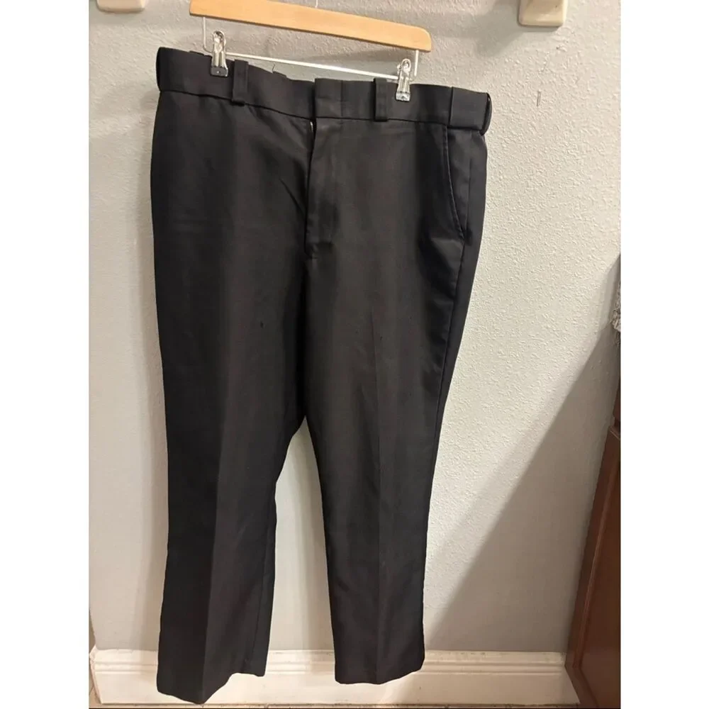 Men's Black Dress Pants - Classic Tailored Fit